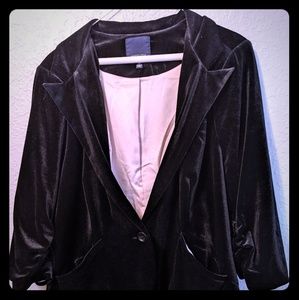 Velvet black Blazer
